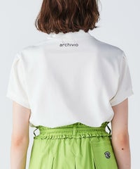 モデル着用画像（ホワイト×グリーン）