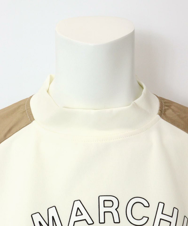 首元部分（ホワイト×ベージュ）