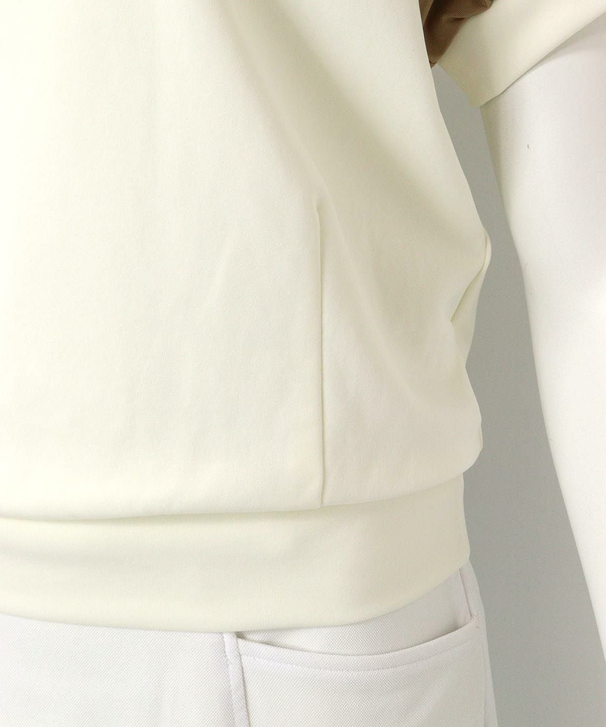 裾部分（ホワイト（ホワイト×ベージュ）