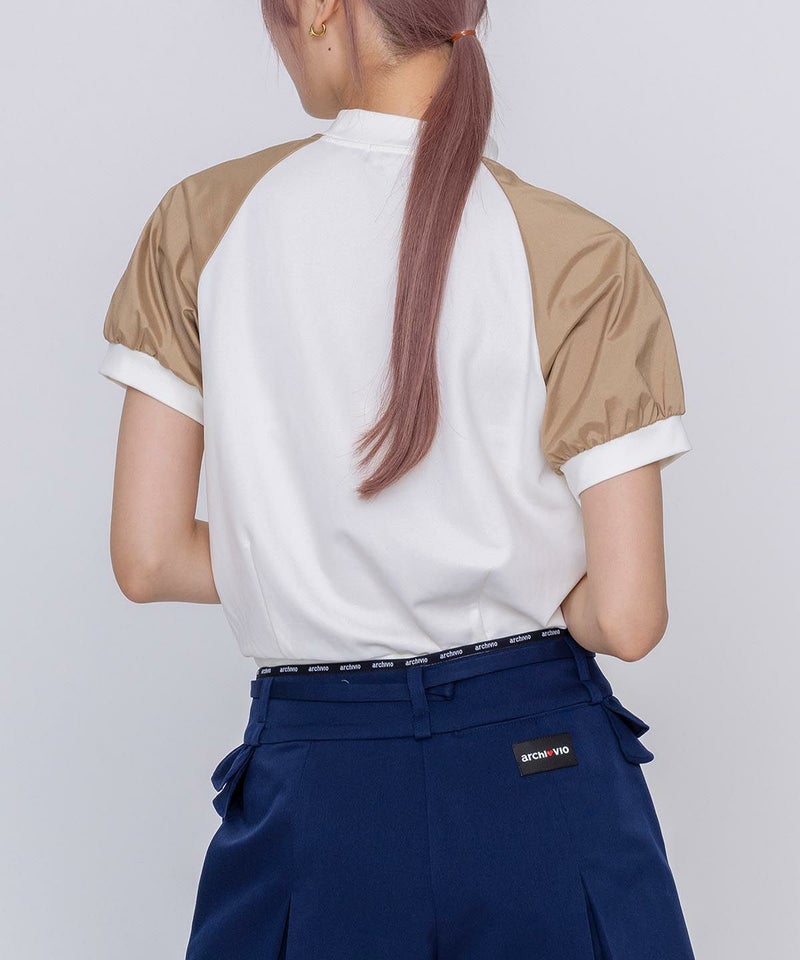 モデル着用画像（ホワイト×ベージュ）