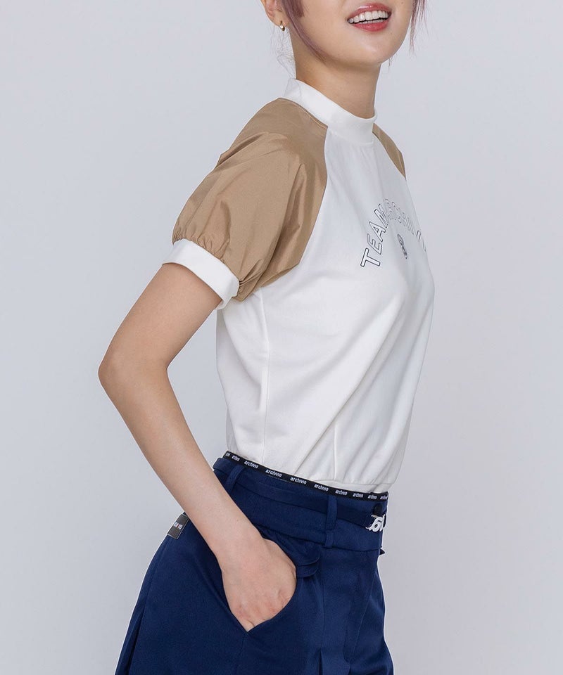 モデル着用画像（ホワイト×ベージュ）