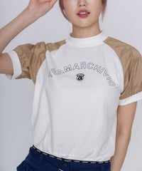 モデル着用画像（ホワイト×ベージュ）