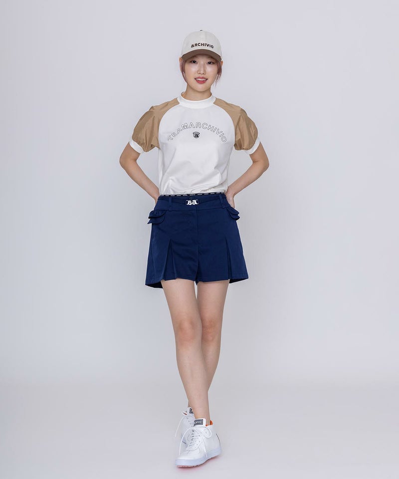 モデル着用画像（ホワイト×ベージュ）