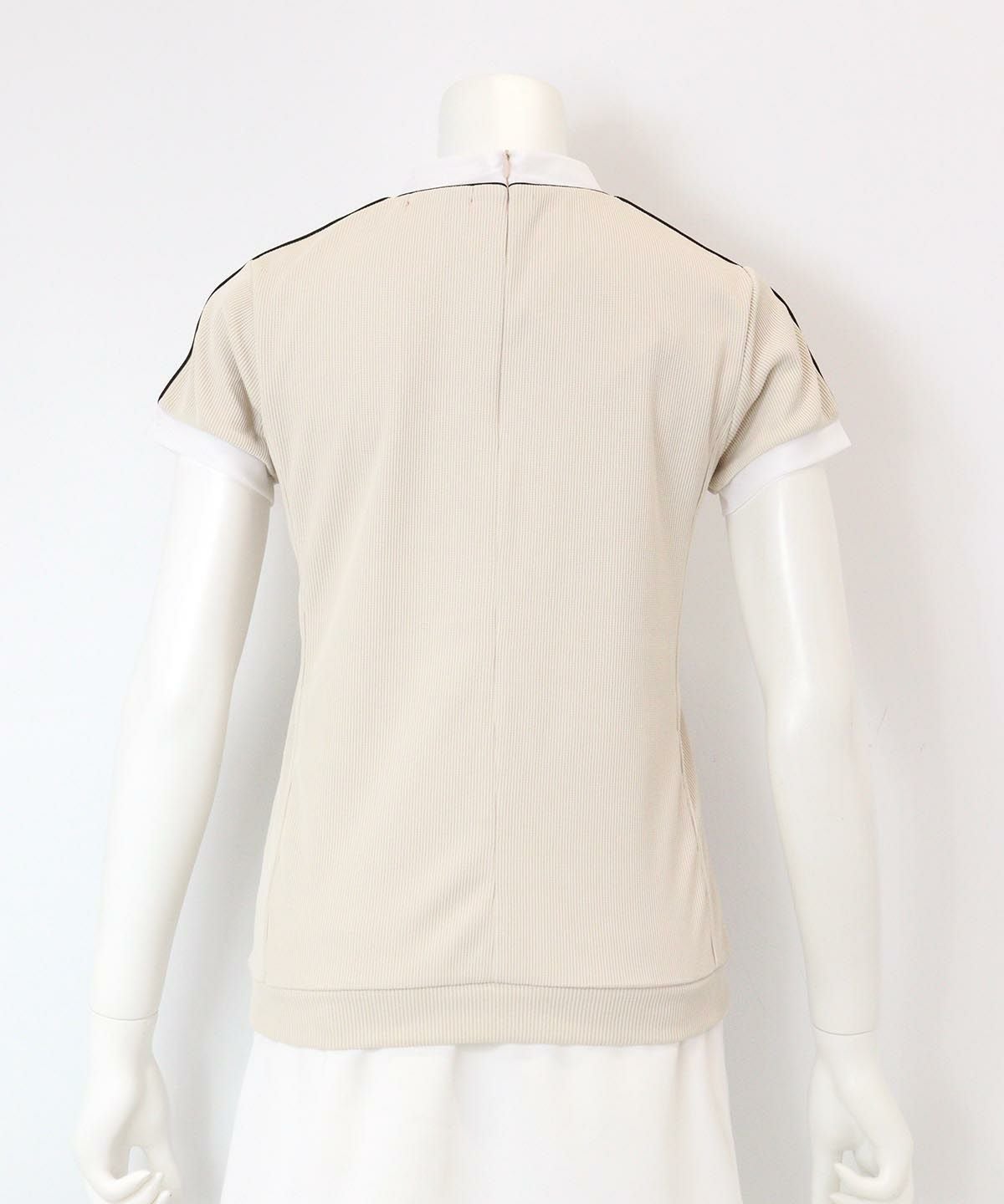 リブジャージープルオーバー後（ベージュ）