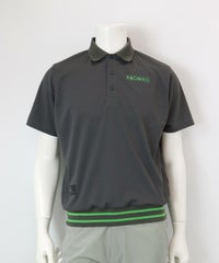 【メンズ】ダブルカノコポロシャツ（グレー）