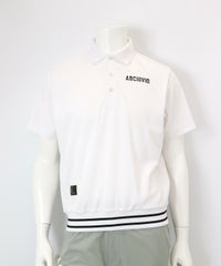 【メンズ】ダブルカノコポロシャツ（ホワイト）