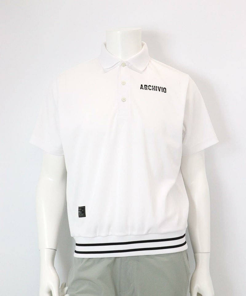 【メンズ】ダブルカノコポロシャツ（ホワイト）
