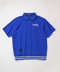 【メンズ】ダブルカノコポロシャツ（ブルー）