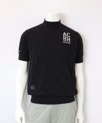 【メンズ】綿混ハイネックプルオーバー（ブラック）