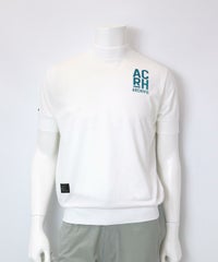 【メンズ】綿混ハイネックプルオーバー（ホワイト）