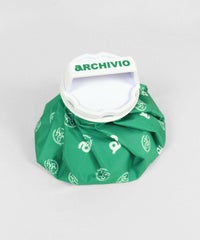 総柄プリント氷のう（グリーン）