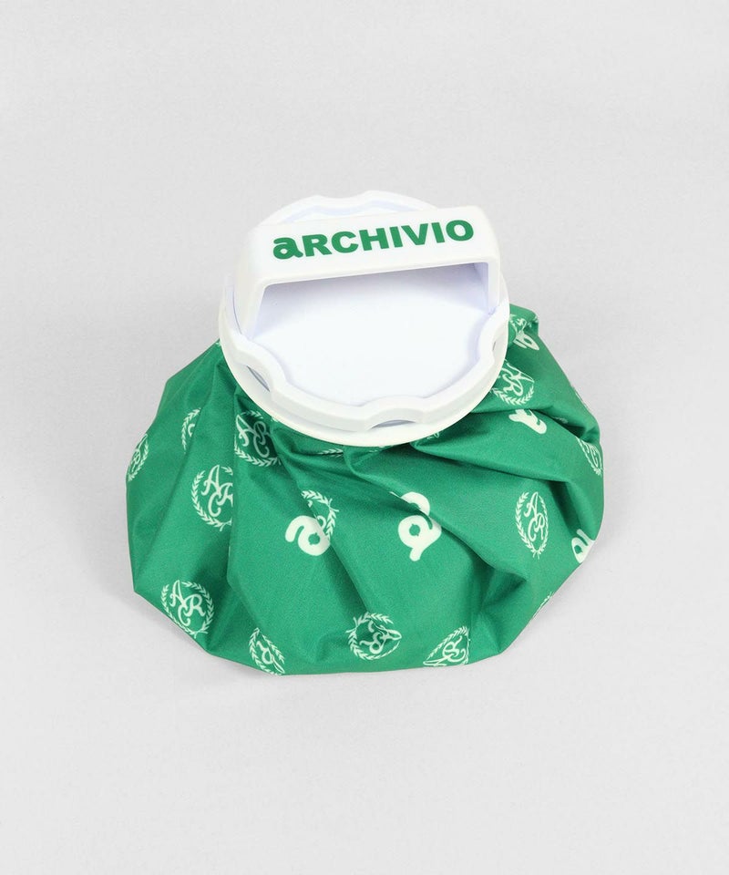 総柄プリント氷のう（グリーン）