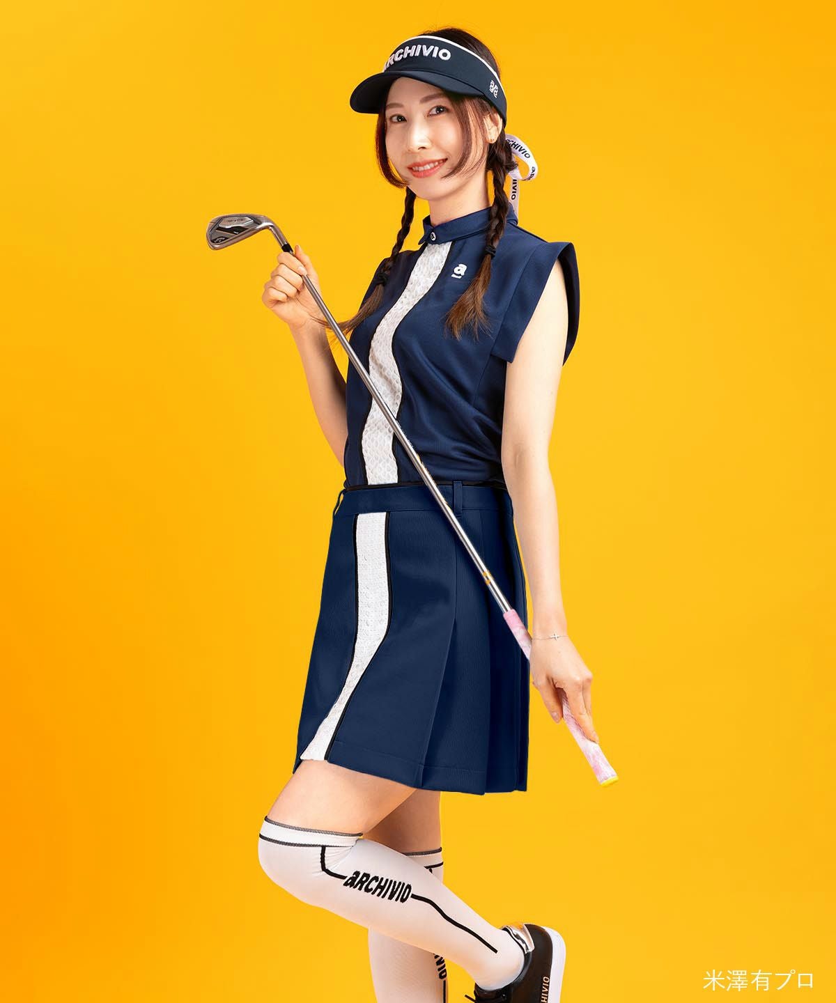 ネイビーWEB限定◇レースラインプリーツスカート|アルチビオ