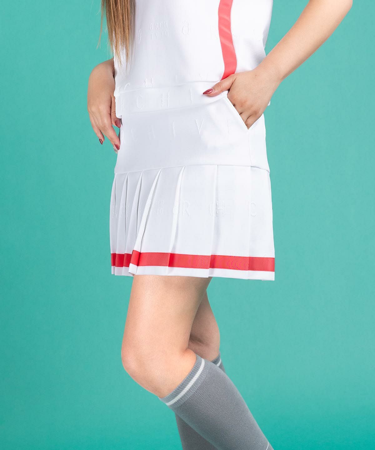ふくれジャガード裾ラインスカート|アルチビオ-アウトレット- - ゴルフ