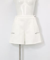 サイドタックUVショートパンツ(ホワイト)