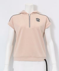 セーラーカラー冷感プルオーバー(ライトオレンジ)前