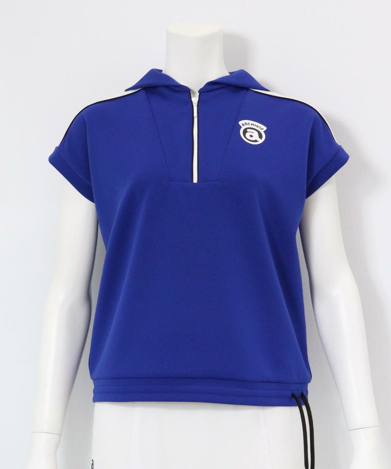 セーラーカラー冷感プルオーバー(ブルー)