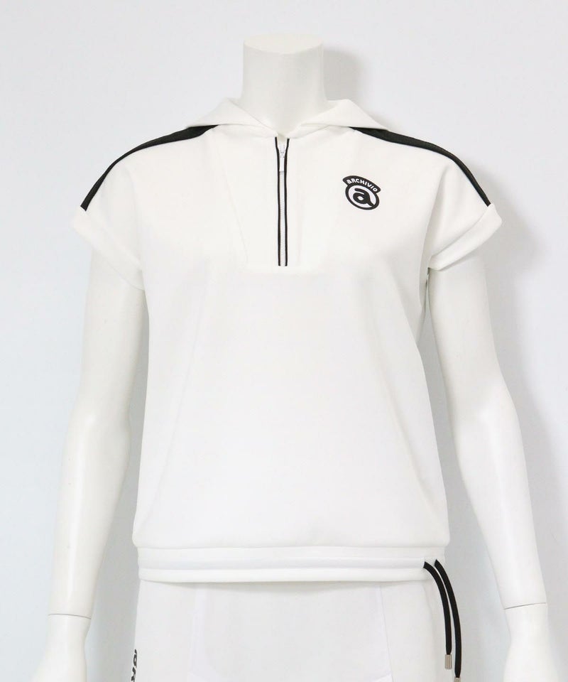 セーラーカラー冷感プルオーバー(ホワイト)