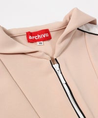 ファスナー部分アップ(ライトオレンジ)