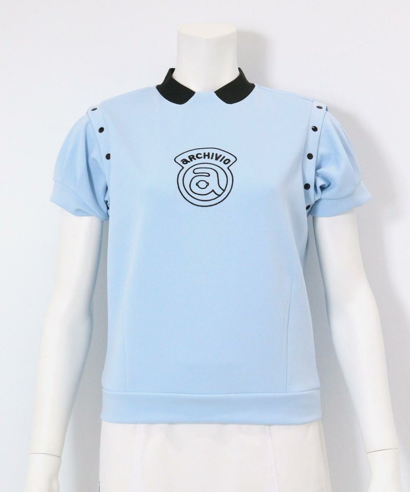 2WAY袖UV冷感プルオーバー(ライトブルー)