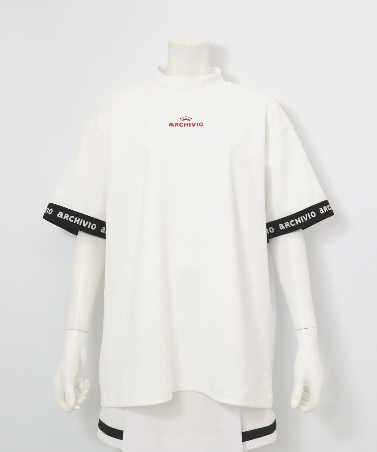 ふくれジャガードビッグプルオーバー(ホワイト)