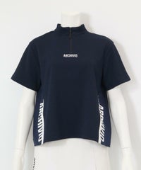 バックギャザーUV速乾プルオーバー(ネイビー)