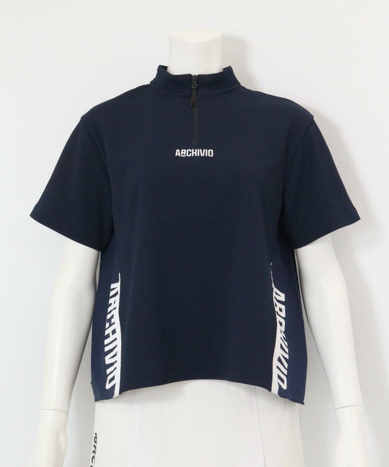 バックギャザーUV速乾プルオーバー(ネイビー)