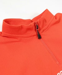 ファスナー部分アップ(オレンジ)