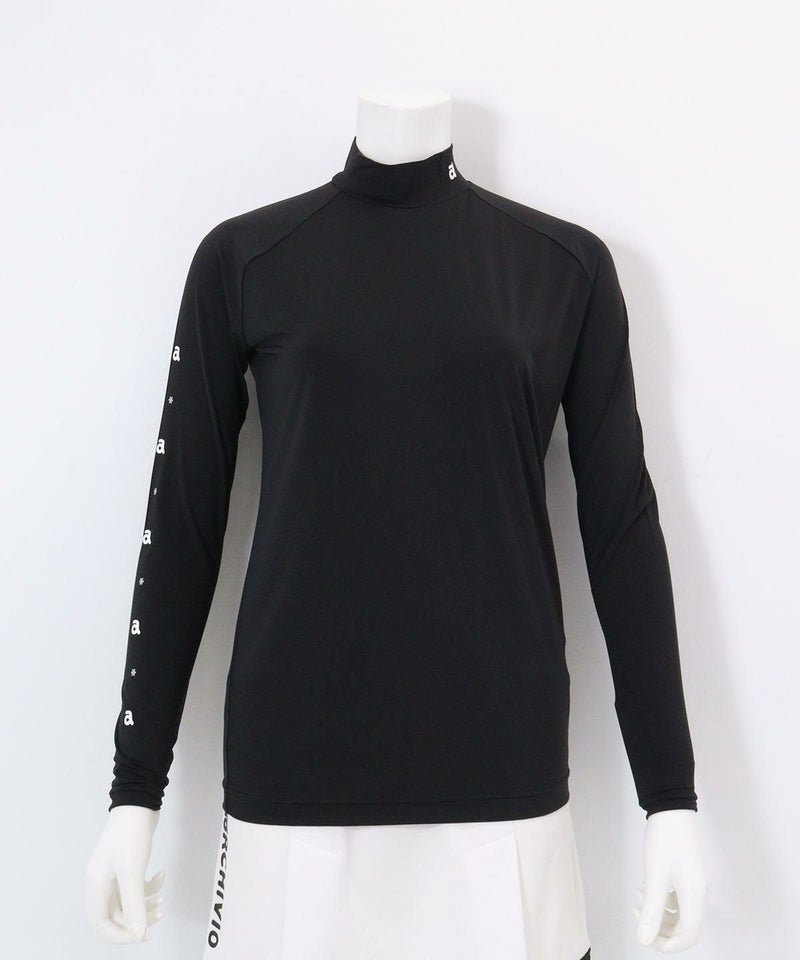 冷却素材ハイネックインナー(ブラック）