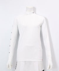 冷却素材ハイネックインナー(ホワイト）