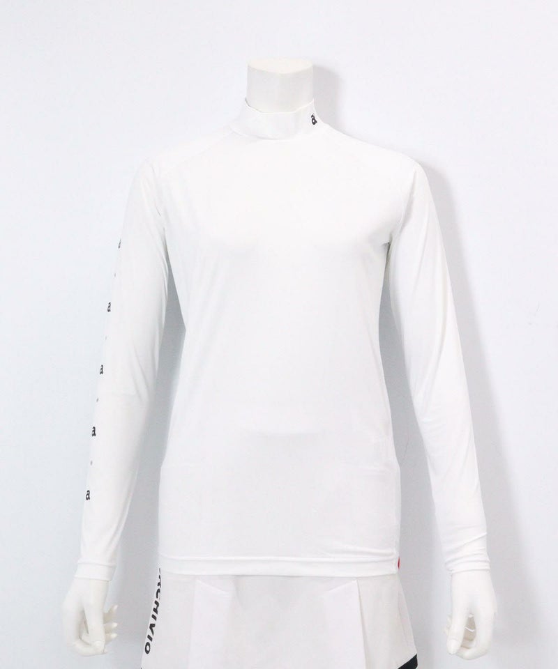 冷却素材ハイネックインナー(ホワイト）