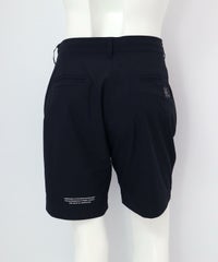 【メンズ】ロゴプリントショートパンツ(ブラック)後ろ