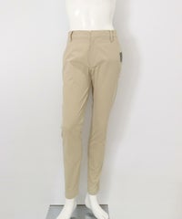 【メンズ】ピンストライプUV遮熱パンツ(ベージュ）