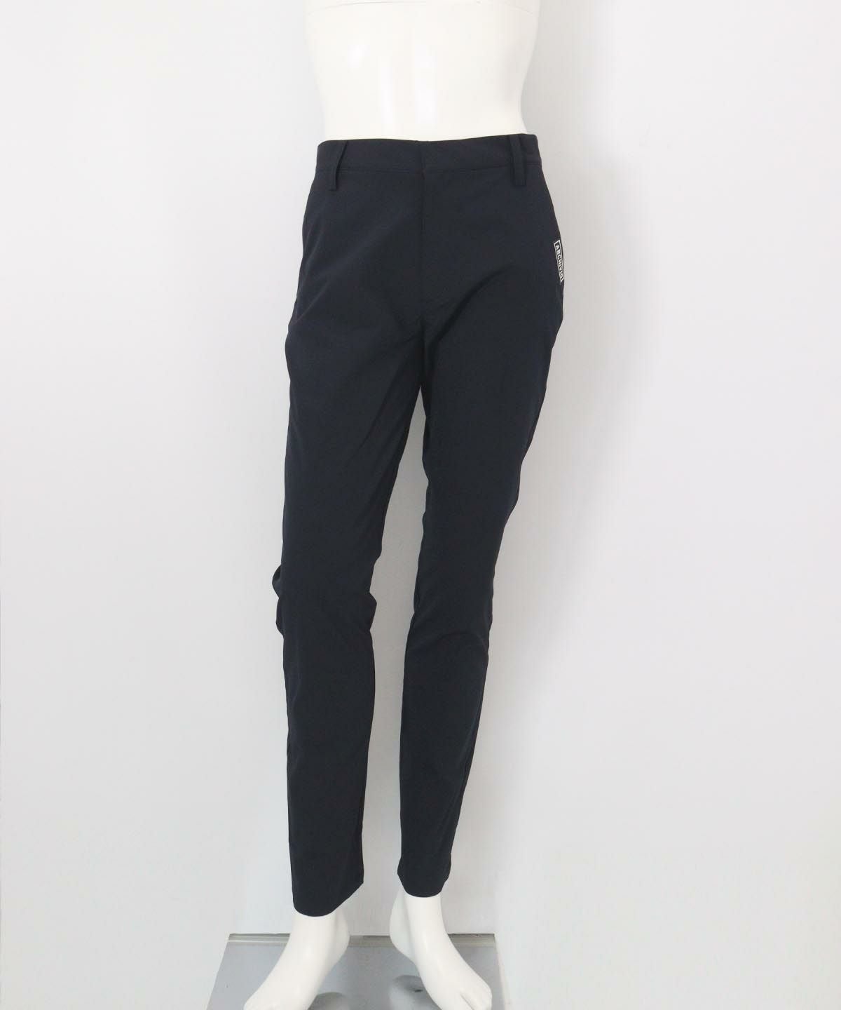 【メンズ】ピンストライプUV遮熱パンツ(ダークネイビー）