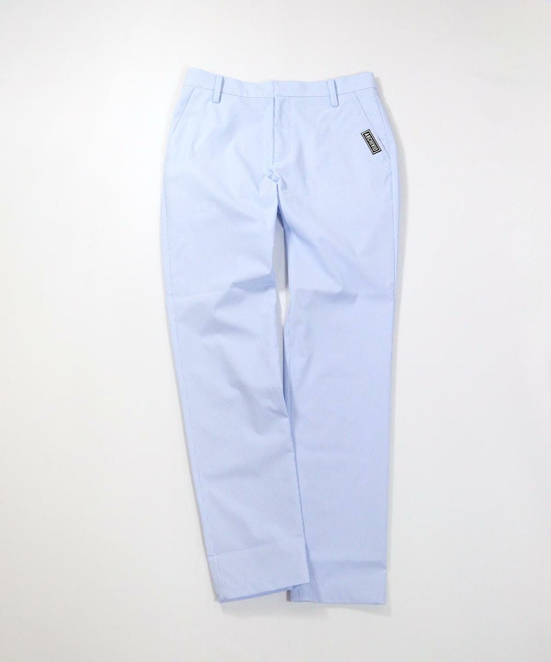 【メンズ】ピンストライプUV遮熱パンツ(ブルー）