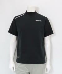 【メンズ】UV速乾肩ラインプルオーバー(ブラック）