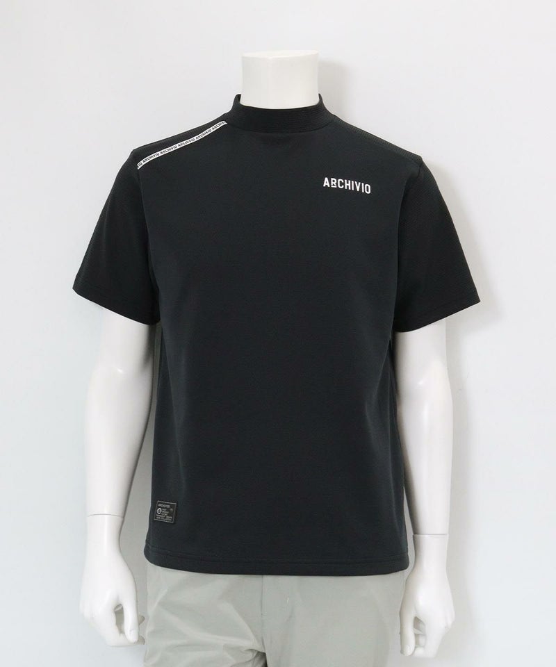 【メンズ】UV速乾肩ラインプルオーバー(ブラック）