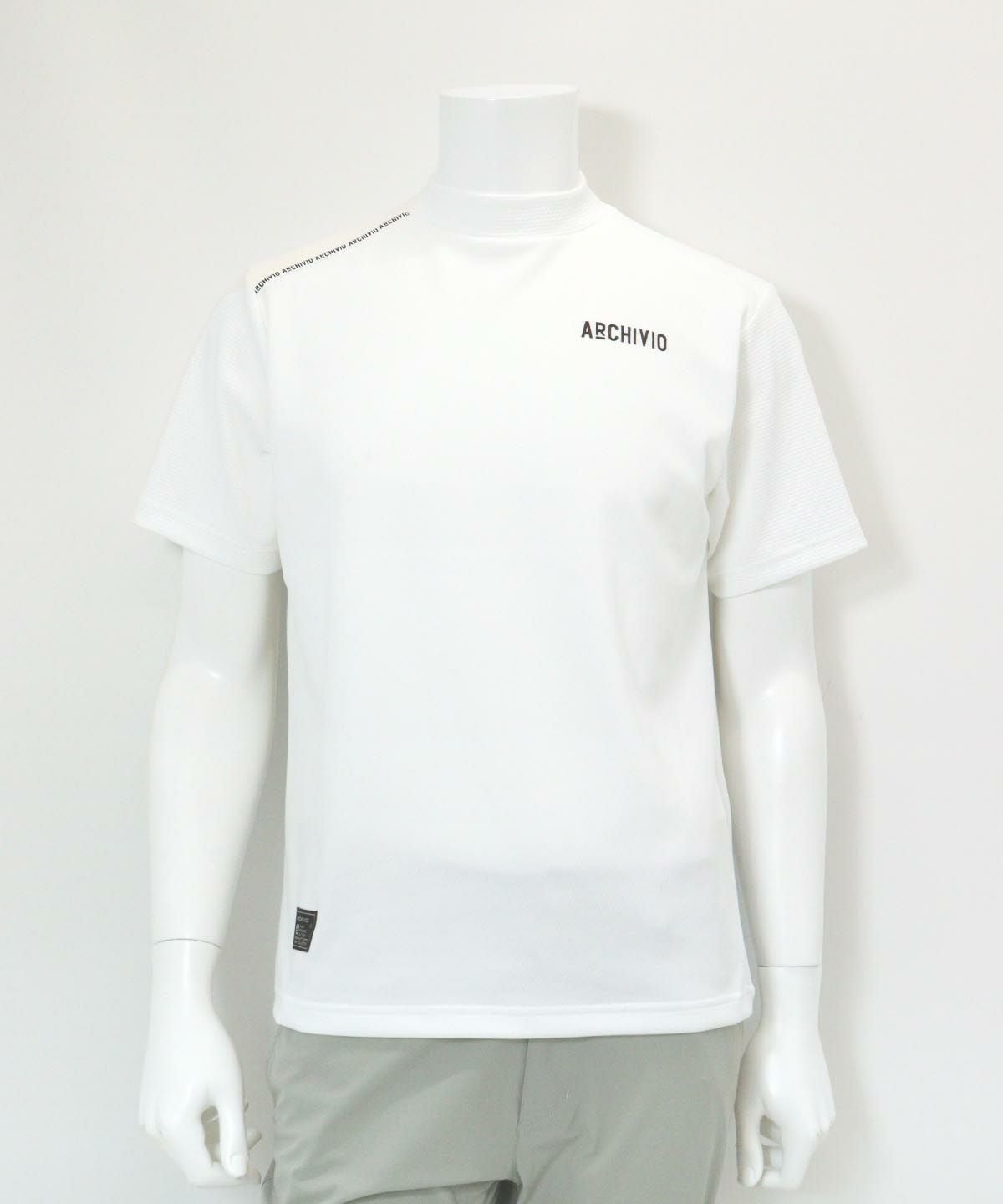 【メンズ】UV速乾肩ラインプルオーバー(ホワイト）