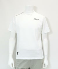 【メンズ】UV速乾肩ラインプルオーバー(ホワイト）