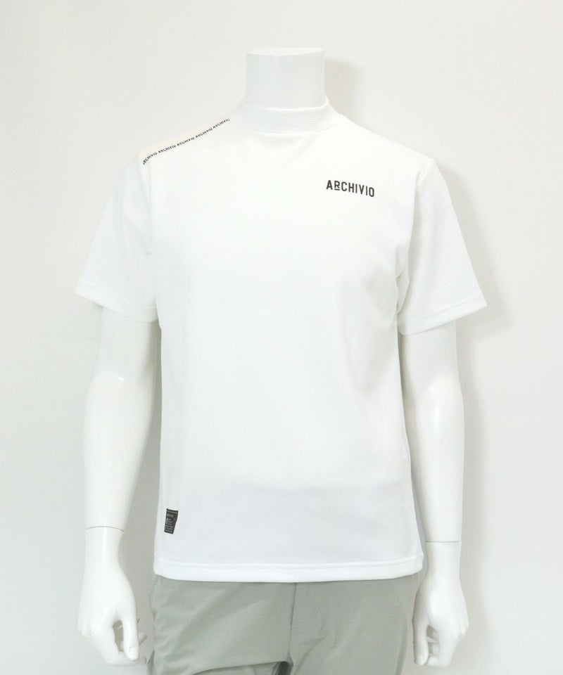 【メンズ】UV速乾肩ラインプルオーバー(ホワイト）