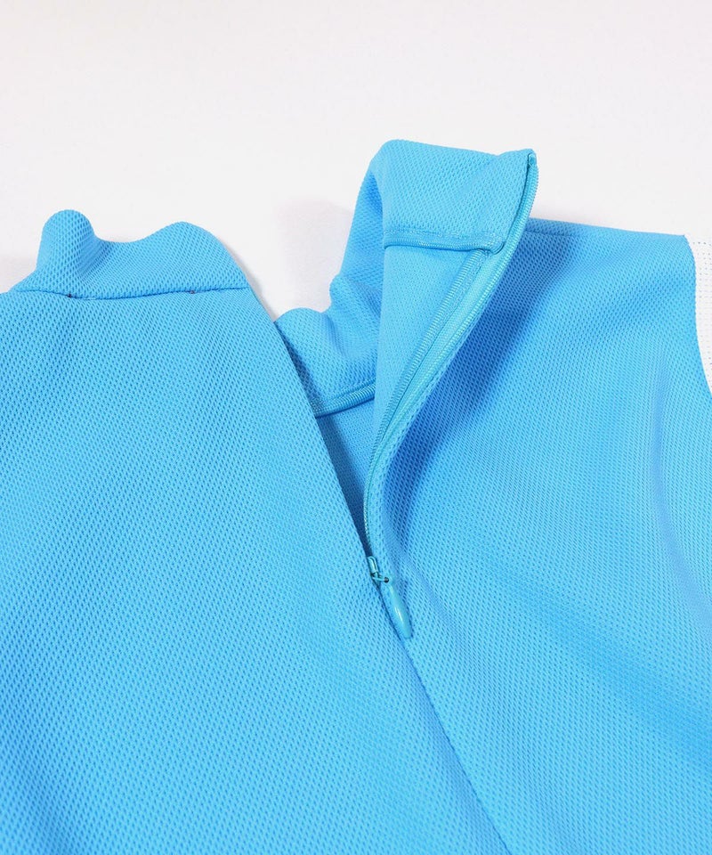 背中ファスナー部分（ライトブルー）