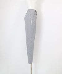 ピンストライプUV遮熱パンツ横（ネイビー）