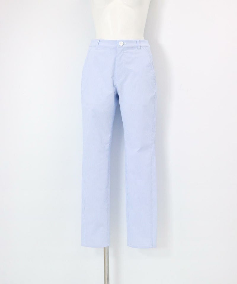 ピンストライプUV遮熱パンツ（ブルー）