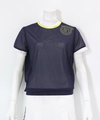 シアー×フリルツインセット(ネイビー）