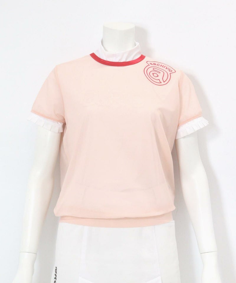 シアー×フリルツインセット(ピンク）