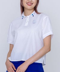 モデル着用画像（ホワイト×ブルー）