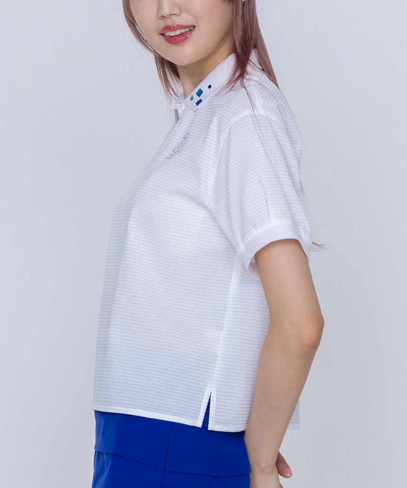 モデル着用画像（ホワイト×ブルー）