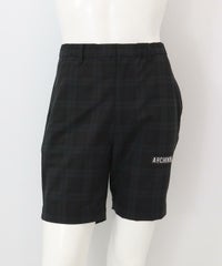 【メンズ】柄撥水冷感ショートパンツ（ブラック）