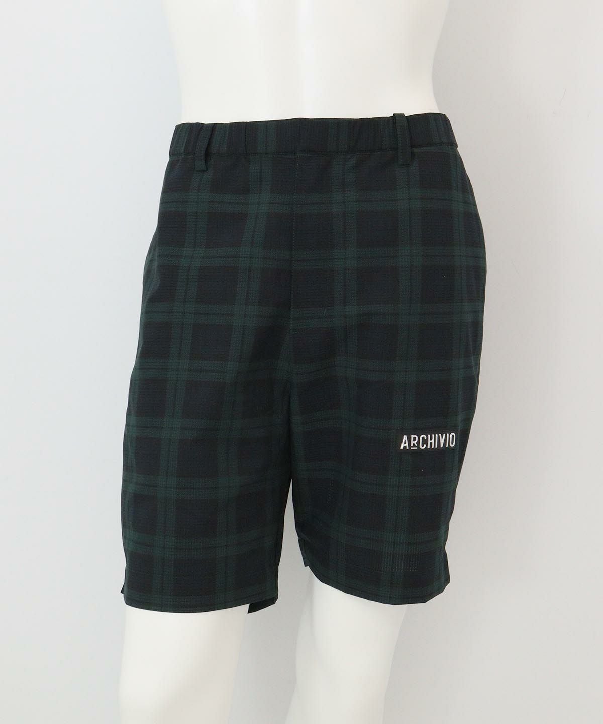 【メンズ】柄撥水冷感ショートパンツ（グリーン）