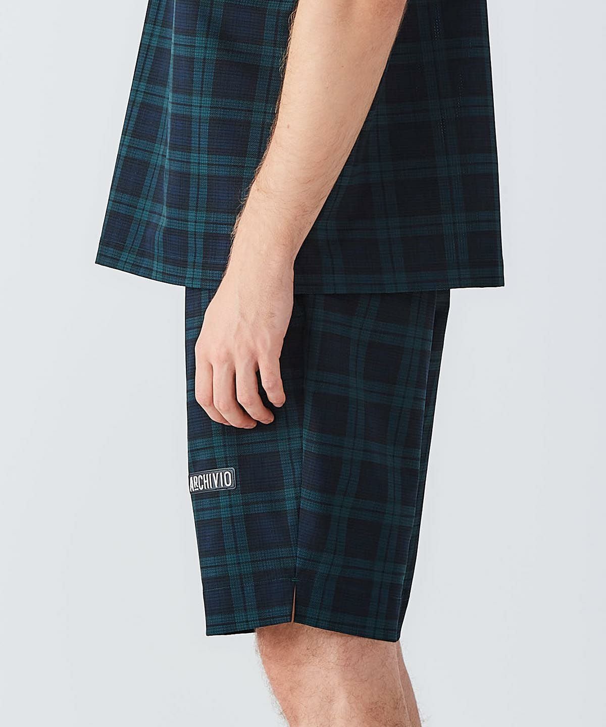 メンズ】チェック柄撥水冷感ショートパンツ|アルチビオ-アウトレット